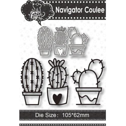 Metal cutting mold 3 cactus balls died in scrapbook layered drawing craft supplies cutting decorative stamps and punching 2021