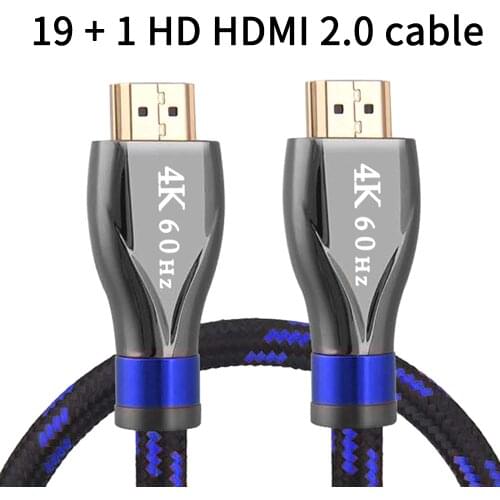 19+1 Core HDMI-compatible 2.0 Cable 4K for PS4 Apple TV 4K Splitter Switch Box Extender 60Hz Video Cabo audio Cable HD305