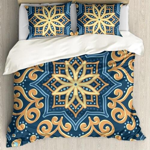 Upetstory 3D Comforter Bedding Sets Mandala Duvet Cover Set Spring Bedsheet Pillowcase Queen King size Bedlinen bedspread