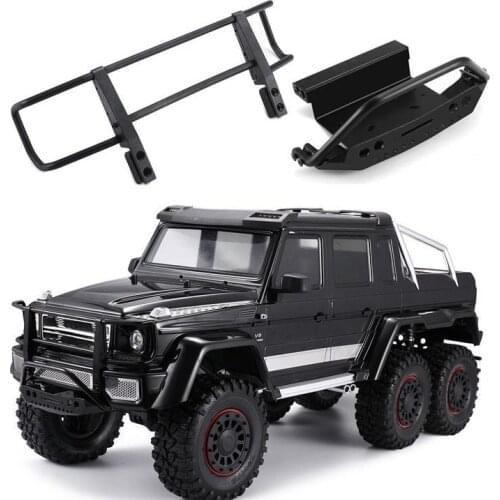 Metal front and rear bumpers and the lower part of the bottom protection device for 1/10 RC tracked vehicles Traxxas TRX4 G500 T