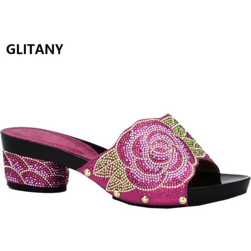 New Arrival Designer Shoes Women Luxury 2018 Women Summer Shoes Womens Dress Shoes Open Toe Rhinestone Wedding Shoes for Lady