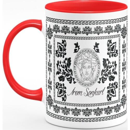 Personalized Ethnic Red Mug Cup K1