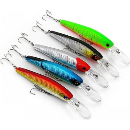 Luya bait mino 12.5cm-14g fishing hook fishing supplies fishing tackle eBay foreign trade hot style bionic bait carp bait