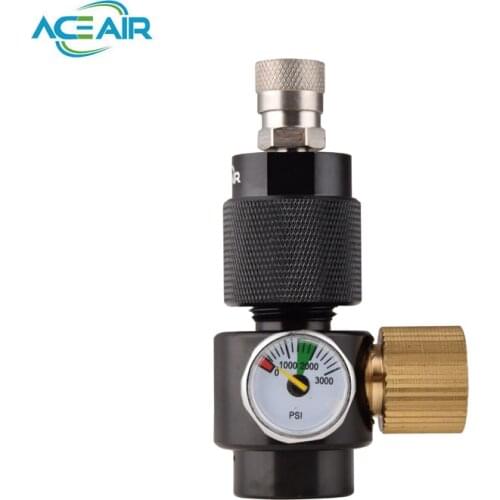 PCP Compressed Air Regulator Adjustable Valve Range 0~3000psi