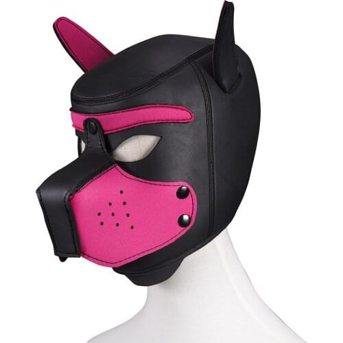 SM Appealing Dog Headgear Adult Sex Training Supplies Cosplay Ball Dress Up Toys Alternative Clothing Mask for Face Fashion