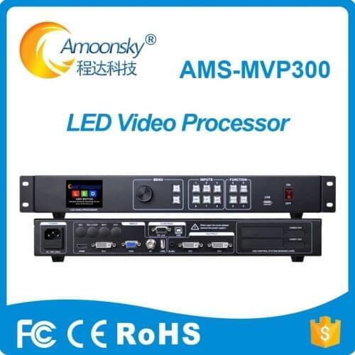 LED video processor mvp300 video controller support 2 sending card rgb control card for led Window show advertising screen