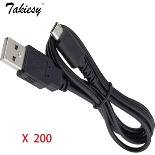 Takiesy 200 pcs/lot dhl USB Data Transfer Download Charger Cable Compatible for Nintendo DS Lite DSL NDSL