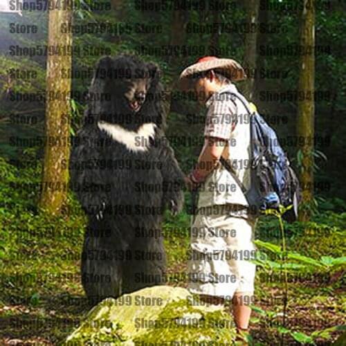 Taiwanese BLACK BEAR Furry Fursuit Mascot Costume Fursuit Cosplay Animal Party Fancy Dress Carnival Birthday Gift