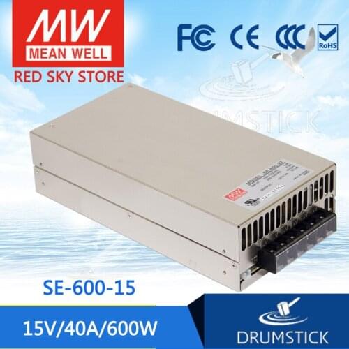 Only 11.11)MEAN WELL SE-600-15 15V 40A meanwell SE-600 15V 600W Single Output Power Supply
