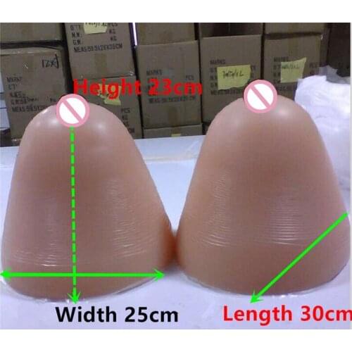Transgender Super Breast 12KG/pair Huge Realistic Silicone Breast Forms Boobs Crossdresser Drag Queen Artificial Breast