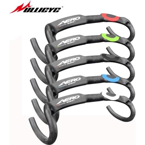 Ullicyc UD Carbon Road Handlebar Matt/Gloss Black Top Carbon Fiber Road Handlebar 31.8*400/420/440mm Free shipping WB905