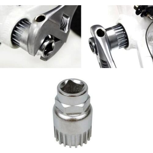 Bicycle Bottom Bracket MTB Bike Crank Extractor Remover Bottom Bracket Repair Tool 20 Teeth Fit Teeth Diagnostic Accessories