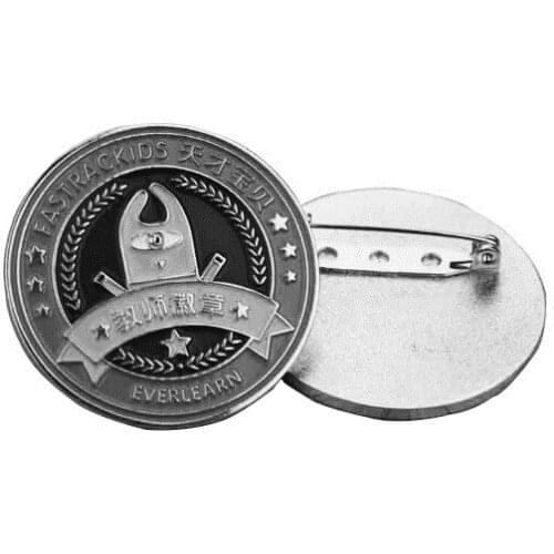 Superior Quality Military Badge Custom Zinc Alloy Badge on Back Pin