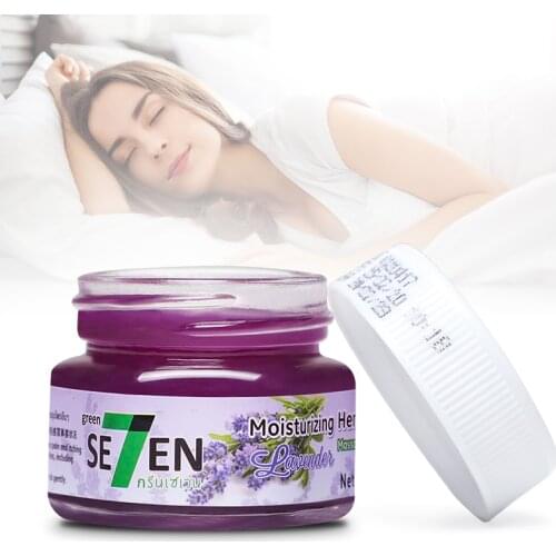 1pcs Thai Lavender Herbal Cream Ointment Headache Dizziness Mosquito Bites Antipruritic Relieve Anxiety Essential Oil CreamP0082