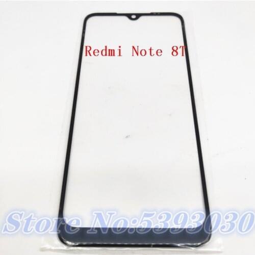 10Pcs/Lot For Xiaomi Redmi Note 8 Pro Touch Screen Panel Front Outer Glass Lens For REDMI NOTE 8T Outer Glass Replacement