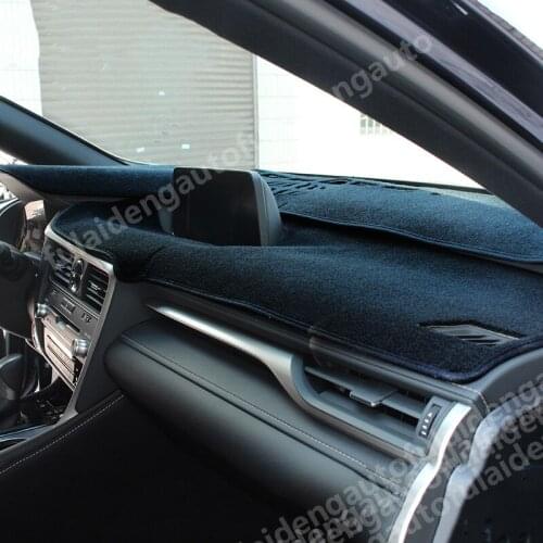 2pcs Interior Inner Dashboard Dash Mat DashMat Sun Cover Pad For Lexus RX350 RX450H 2016-2019 Car Accessories