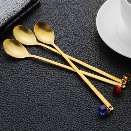 2021 New Year Creative coffee spoon spoon Christmas party tableware decorations Christmas decorations family dining table