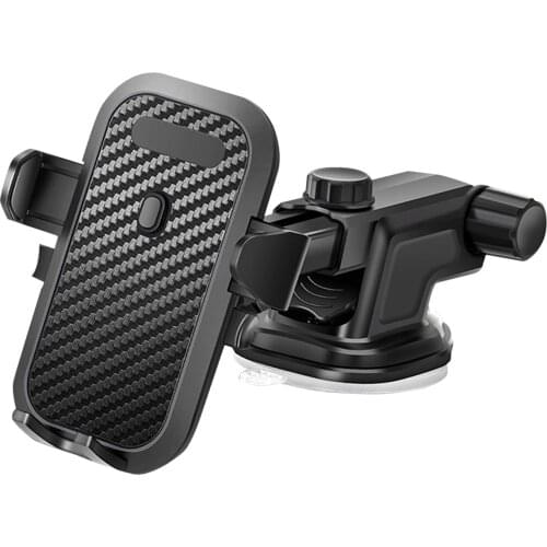 Car Telescopic Suction Cup Mobile Phone Holder 360 Degree Rotating Car Navigation Bracket Automotive Interior Accessories