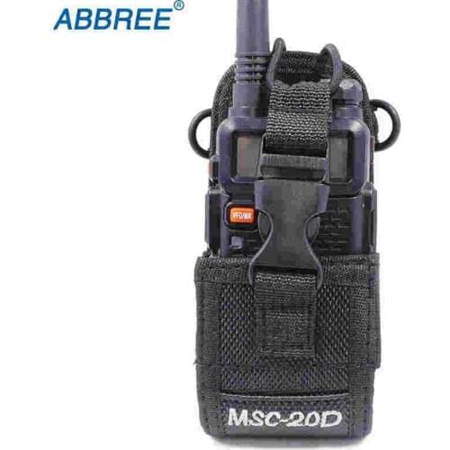MSC-20D Walkie Talkie Case Holder Bag For BaoFeng UV-5R UV-82 Walkie Talkies Yaesu TYT Wouuxn Two Way Radio Case Holder