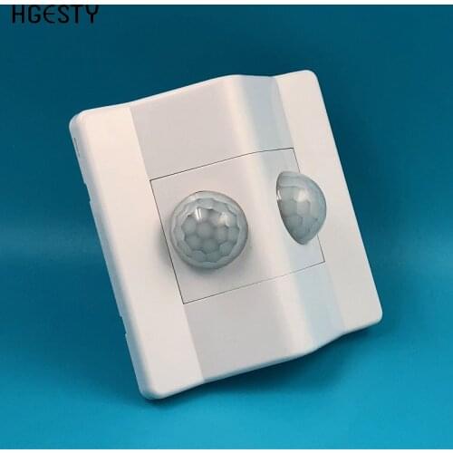 Double Head PIR Motion Sensor Switch AC90-270V Human Body Induction Sensor Light Control Detector Adjustable Delay Sensor Switch