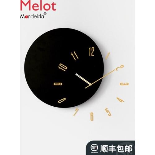 Decorative Clock Wall Hanging Minimalist Clock Wall Clock Living Room Nordic Home Creative Modern Minimalist modern decor