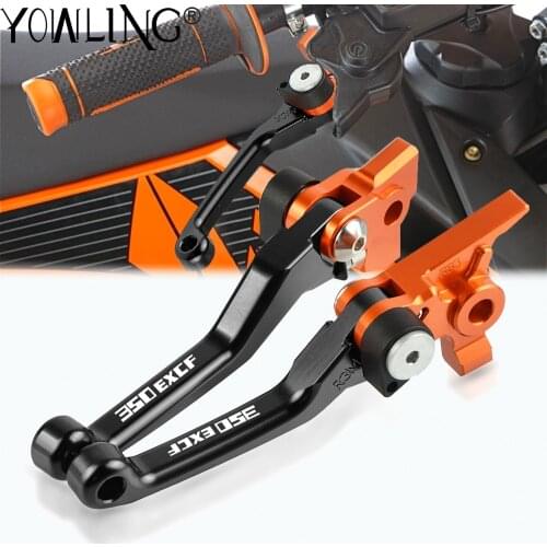 For 350 XCF XCFW EXCF SXF 2014 2015 2016 2017 2018 Motorcycle Accessories Aluminum Dirt Bike Handle Folding Brake Clutch Levers