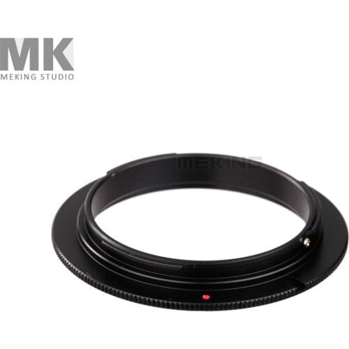 Meking Macro 62mm Reverse Mount Lens Adapter Ring for Canon