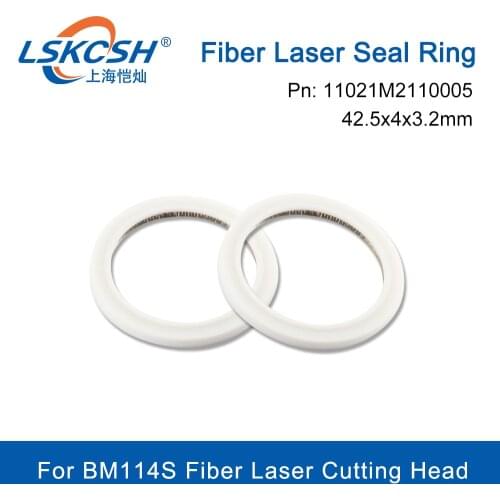 LSKCSH 10Pcs/Lot Fiber Laser Seal Ring with Spring For Protective Windows 37x7mm Raytools BM114S Laser Head 11021M2110005