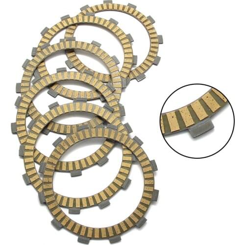 Motorcycle Clutch Friction Plates Disc Set For Yamaha TX650 XS650 XS650SE XS1/ XS2 OEM:256-16331-00/341-16321-09/341-16321-03 6