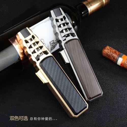 Refillable A Knife Handle Spray Gun Metal Straight Into The Lighter Moxibustion Cigar Charcoal Barbecue Inflatable Welding Torch