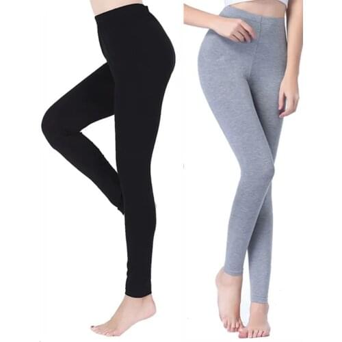 2021 New Autumn Candy Solid Leggings for Women High Stretched Female Legging Pants Girl Clothing Pants Comfortable Plus Size