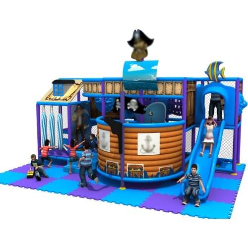 New Kids indoor soft naughty castle small playground structure children ocean sea maze park YLW-IN171049