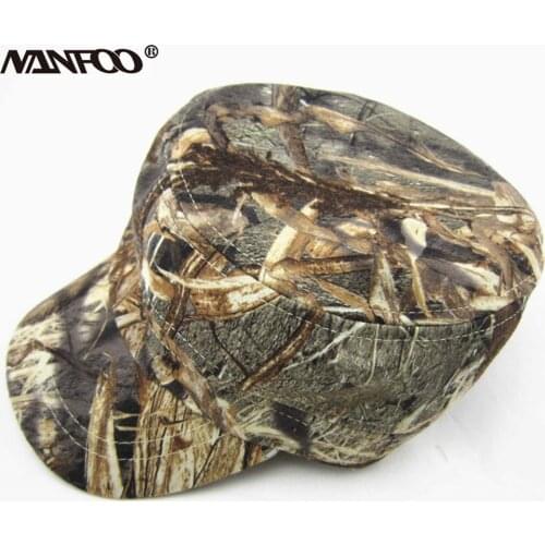 Child Outdoor Sports Sunshade Hat Hunting Fishing Reed Camo Hat For 4-8 Years Old Children CS Tactical Waterproof Cap Cotton Hat