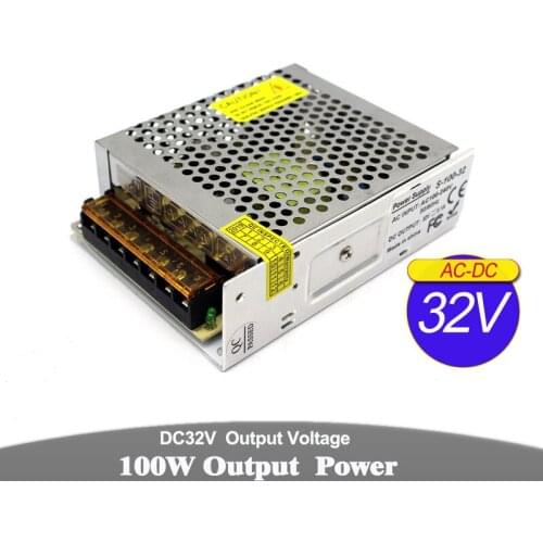 Single Output Switching Power Supply DC32V 3.1A 100W Power Source DC 32V SMPS for LED Lighting Monitoring System CCTV