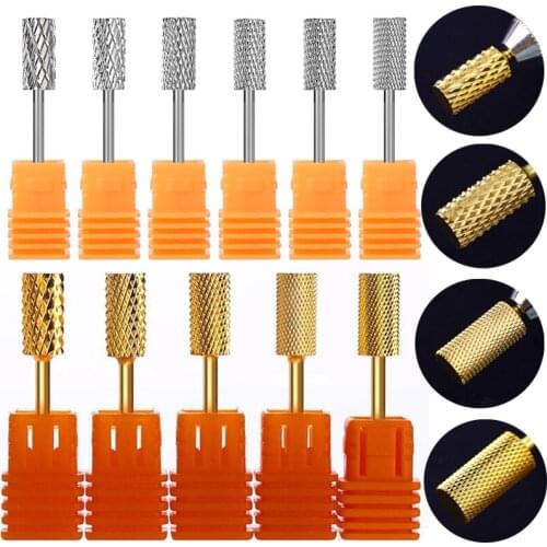 Nail Drill Bit Replacement Milling Cutter for Electric Machine Drills Pedicure Bits Files Griding Nail Art Pedicure Equipment