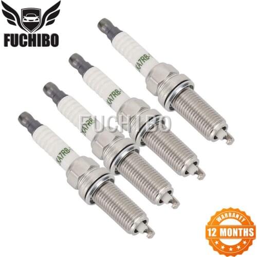 FUCHIBO 4PCS Spark Plug For 2009-2016 TOYOTA COROLLA MATRIX PRIUS PLUG-IN V/SCION IQ LEXUS CT200H/NISSAN SENTRA FRONTIER