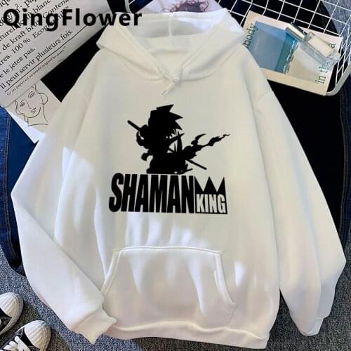 Shaman King Yoh Asakura Amidamaru hoodies male anime printed 2021 Korea male hoody 2021 anime