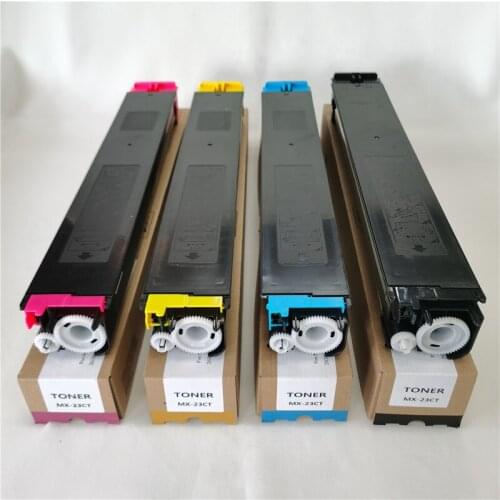 4PCS/Set TN BK375g CMY195g Toner Cartridge For Sharp MX-2018US 2018US 2318UC 2310U M2010 2638NC 3138NC M3111 2616N 2314N MX-23CT
