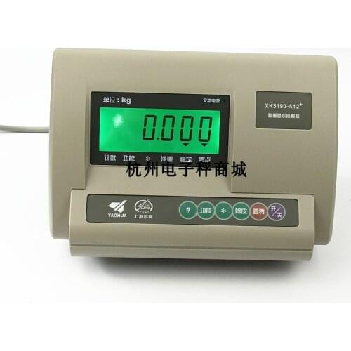 XK3190-A12 LCD Meters Bench Scale Loadmeter Display cheng tou Weighing Instrument