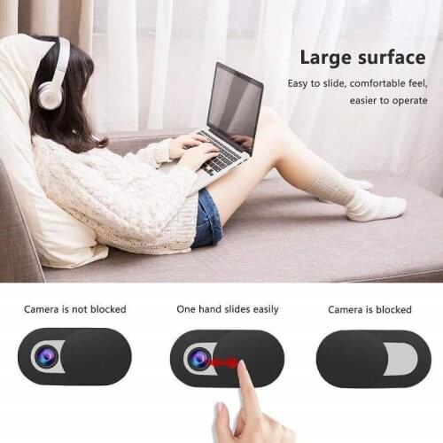 Sliding Camera Protection Anti-peeping Mobile Phone Computer Camera Blocking Protection Sticker-T1 Oval Privacy Protection Cover