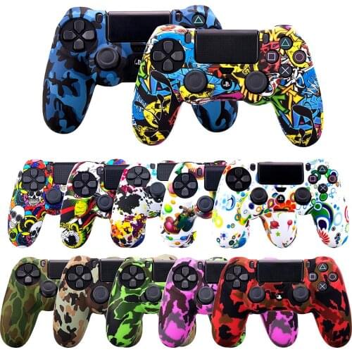 Protective Soft Rubber Silicone Joystick Gamepad Skin Cover Case Thumb Stick Grip Cap For PS4 / Pro/Slim Controller Accessories
