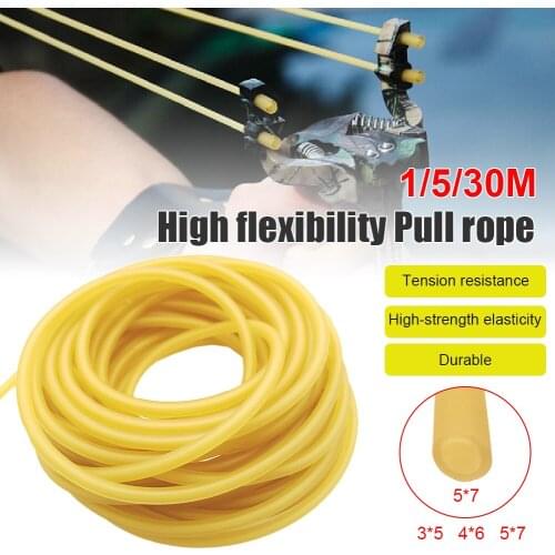 1/5/30M Natural Latex Rubber Tube Surgical Band High Flexibility Pull Rope for Home Hospitals Slingshot Fitness Accessories