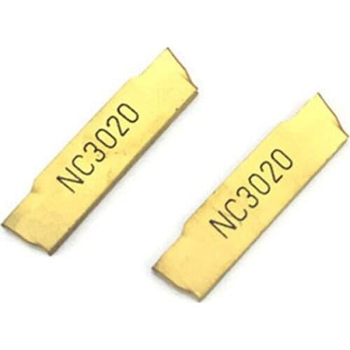 10PCS MGMN200 G NC3020/ NC3030/ PC9030 grooving carbide inserts 2mm lathe cutter turning tool