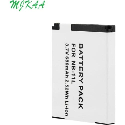 2PCS 680mAh NB-11L NB-11LH Battery for Canon PowerShot A2400 A2500 A2600 A3400 A3500 A4000 IS ELPH 320 340 350 HS IXUS 265