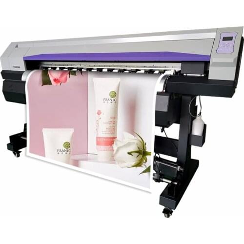2020 new design 1.6m high speed xp600 pp paper flex banner fabric eco solvent printer with i3200E head