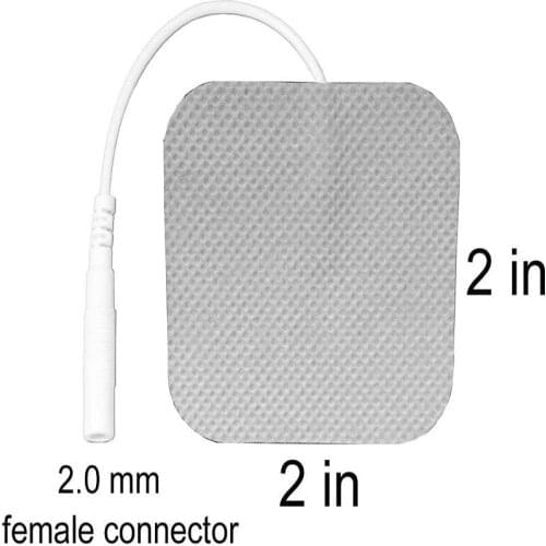 5*5 Non-Woven Carbon Adhesive Therapy Instrument To Replace The Self-Adhesive Electrode Patch Pad TENS Unit Snap Electrode Pads