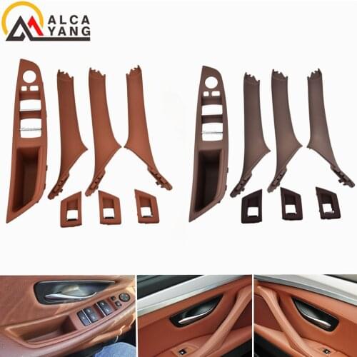 7PCS New LHD Driver Side Interior Door Handle Panel Cover for BMW 5 Series F10 F11 F18 520 523 525 528 530 Best Quality