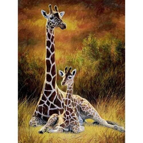 Giraffe Diamond Mosaic Diamond Painting Cross Stitch