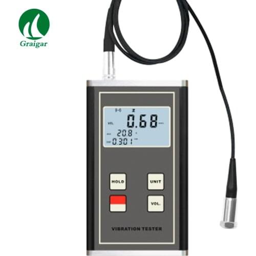 LANDTEK VM-6370 Digital Vibration Meter Moving Machinery Imbalance and Deflecting Tester Vibrometer