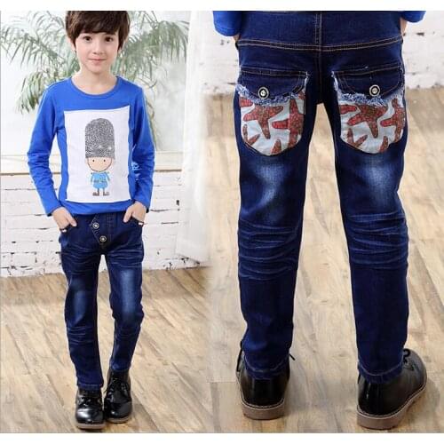 Childrens clothing New 2019 Spring trousers children baby pants Slim Personality Boys jeans Kids Boy Jeans Harem Free Shipping